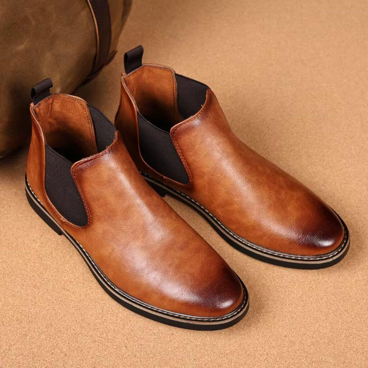 bota masculino em couro 1