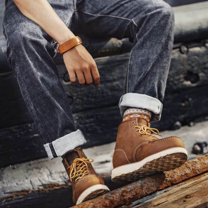 bota masculina em couro 14