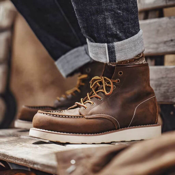 bota masculina em couro 17