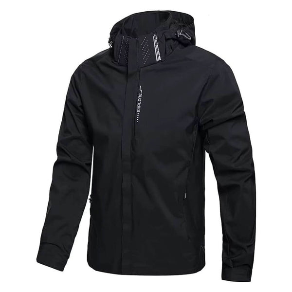 jaqueta masculina impermeável