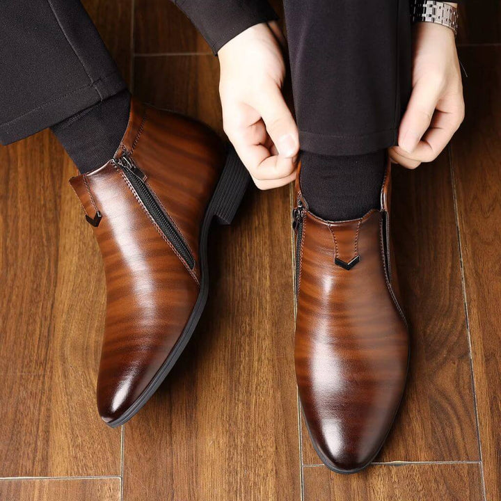 bota masculino de couro 3